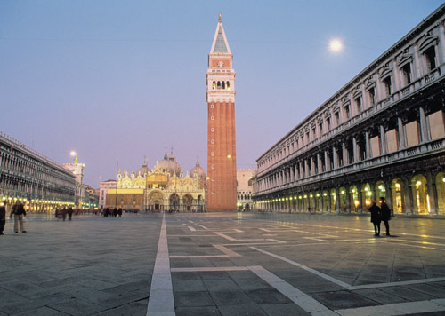Venice, clocktower, Piazza San Marco