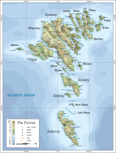 Map of the Faroe Islands - Wikipedia