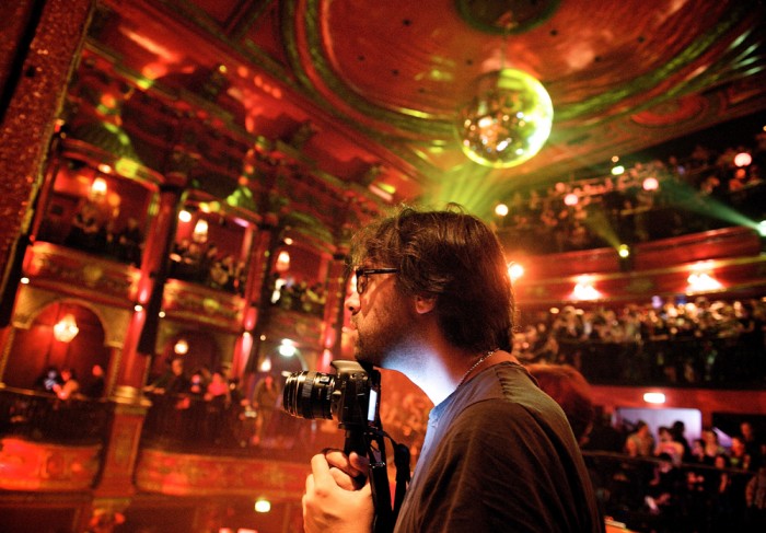 Seb, at Koko club in London, at an Amanda Palmer gig